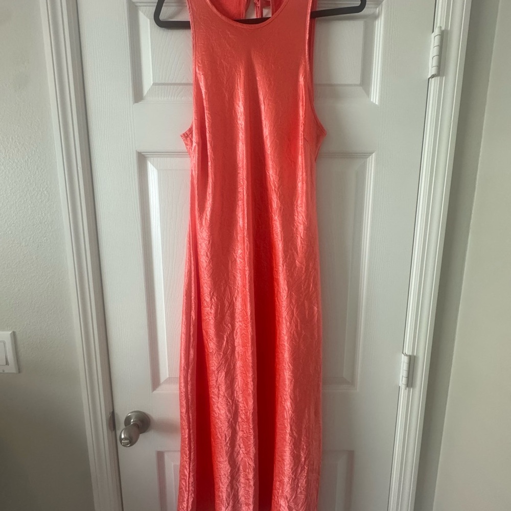 House of Harlow 1960 Vibrant Coral Maxi Dress